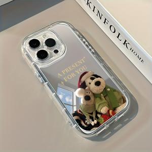 TEMU 아이폰 16/16 프로/16 프로 맥스용으로 설계된 폰 케이스에 곰이 앉아 있습니다. 모델 15/14/13/12/334과 호환됩니다. 이 케이스는 간단하면서도 세련된 디자인을 특징으로 하며, 남성과 여성 모두에게 적합합니다. 트렌디하고 창의적인 귀여운 만화 디자인을 특징으로 하며, 고급 시장에 호소하며, 새로운 것을 상징합니다.