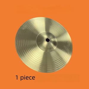 TEMU 1개 10인치 크래쉬 심벌 | 골든 메탈, 드럼 및 타악기 적합, 표면 끝 색상 또는 흠집이 있을 수 있음 (사용에 영향을 주지 않음)