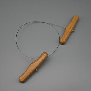 TEMU 프로페셔널 도자기 점토 절단 도구, 고품질 너도밤나무 손잡이 강철 와이어 점토 라인 커터, 조각 및 조형 도구