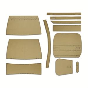 TEMU 11개 수제 가죽 숄더백 및 크로스바디백 제작 템플릿 (토트백 및 가죽 공예 용품, 지갑 제작, DIY 지갑 제작용 종이 패턴)