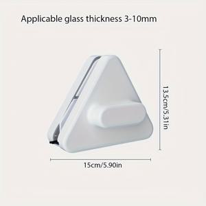 TEMU 고층 빌딩용 양면 유리 청소 도구, 3-10mm 두께 실내외 창문 청소용 자석 와이퍼