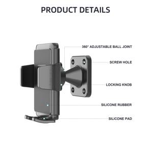 TEMU LRBH 벽걸이 휴대폰 거치대 (트럭/자동차/보트/벽/책상용) | iPhone/Nexus/HTC/LG/Huawei/스마트폰 3.5~7.5인치 호환, ABS 재질, 방수 기능 없음