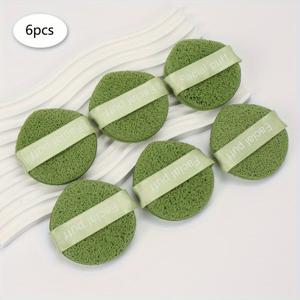 TEMU 6/10개 일상 클렌징, 메이크업 제거 및 거품 생성용 얼굴 스폰지, 모든 피부 타입에 적합한 각질 제거 마스크