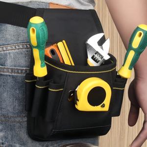 TEMU 전기공용 멀티툴 가방 - 다중 수납칸, 조절 가능한 어깨끈 및 안전 버클, 휴대용 디자인, 건설 및 DIY 프로젝트에 적합, 전기 공구 정리함, 내구성 구조