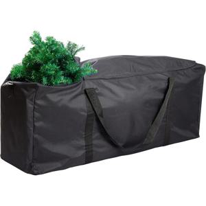 TEMU 오버사이즈 튼튼한 크리스마스 트리 보관 가방, 가정 및 스포츠용으로 적합 - 600D 옥스포드 원단으로 제작, 듀얼 지퍼, 강화된 이중 스티칭, 휴대용 손잡이 특징 - 크기: 135 X 54 X 39 Cm