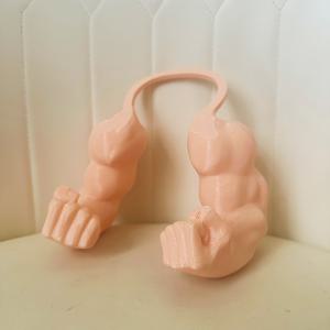 TEMU 펫 3D 근육 팔 홀터 액세서리 - 강력하고 트렌디한 유머러스 장식, 대형 펫 팔, 애완동물용 근육 모양, 재미있는 주인과 반려견/고양이 인터랙티브 포토 소품 (소형 및 중형 동물용, 다섬 컬러)