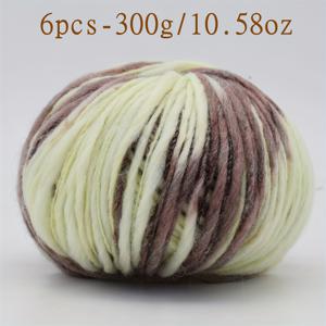 TEMU 6개 세트 럭셔리 호주 양모 니트 300g 멀티컬러 실, 스웨터, 스카프, 모자, 장갑, 양말, 가디건 및 수공예에 완벽, 초부드러움, 생동감 넘치는 혼합 색상, 가을과 겨울에 따뜻함|뜨개실