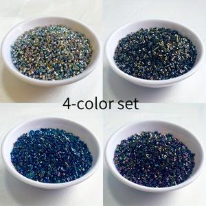 TEMU 4000개 미유키 델리카 비즈 모음, 세트당 4가지 색상 (각 10g), 2mm/0.0787inch, 주얼리 제작 및 스트링 프로젝트, 비즈 공예, 공예 키트, 비즈, 내구성 좋은 비즈, 비즈 세트, 비즈 애호가, 주얼리 제작자에게 적합