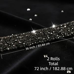 TEMU 2개/세트 울트라 롱 총 길이 72인치 화이트 모조 진주, 모조 라인스톤 장식 스트립 - 모조 스티커 페이퍼, 자체 접착 장식, 웨딩 장식, DIY 수공예, 재킷, 드레스, 모자, 가방에 적합 - 럭셔리 모조 스티커, 홈 및 의류용