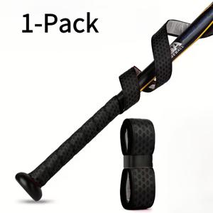 TEMU 야구/소프트볼/크리켓 배트용 5색 미끄럼 방지 그립 테이프 - 풀 접착 쿠션 배트 랩, 전천후 미끄럼 방지 손 감촉 스틱 랩핑 테이프, 쉬운 설치로 성능 향상