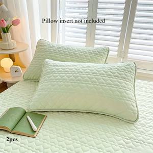 TEMU 2개 호텔 퀄리티 베개커버 - 부드러운 봉투형 침구 세트, 세탁기 사용 가능 | 호텔 등급 침구 | 베개커버만 (베개 내장재 미포함)