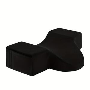 TEMU 속눈썹 연장용 베개 - 속눈썹 베개, 목과 허리 지지대, 인체공학적 속눈썹 시술대 베개, 매우 부드러운 벨루어 베갯잇, 양쪽 포켓