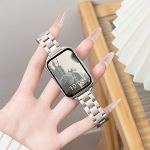 TEMU 다용도이고 스타일리시한 싱글 스트랩 디자인으로 제작되었으며, 일상적인 착용에 적합합니다. 독특한 통기성 스테인리스 스틸 트리플 스트랩 디자인을 특징으로 하며, Xiaomi 9Pro/8Pro 사이즈와 호환됩니다. 빠른 해제 버클이 포함되어 있으며, 다기능성 미적 감각을 제공합니다.