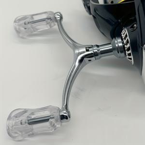 TEMU 1개 스피닝 릴 핸들 노브, 경량 알루미늄 합금 교체용 로커 암 크랭크 핸들, 옵션 레드/그린/블루/골든/퍼플/건스모킹, 암, 잉어, 루어 낚시 애호가를 위한 매치된 낚시 릴 부품