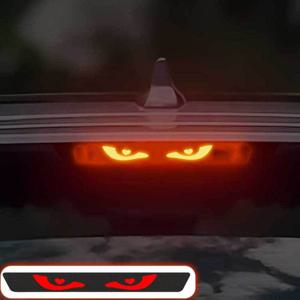 TEMU 눈에 띄는 차량용 라이트 스티커 1개, 눈 디자인의 투명 필름 특징 - 모든 차종에 적합, 발렌타인데이 및 부활절에 완벽. 다양한 기념 행사에 이상적
