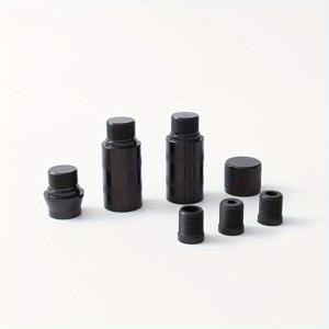 TEMU 블랙 알루미늄 기어 변속 노브 | Logitech G27 G29 G923, ThrustMaster TH8A TH8S PXN V10 V12 A7 A6용 범용 자동차 변속레버 스틱 헤드, 변수 길이 나사산으로 길이 조절 가능