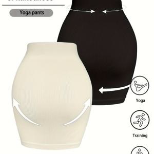 TEMU 스포츠 요가용 짧은 스커트 2개 세트