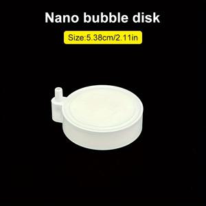 TEMU 수족관용 나노 원형 버블 디스크, 에어 스톤 산소 공급 장치, 고밀도 버블로 풍부한 산소를 제공, 산소 펌프와 함께 사용 필요, PVC 재질, 30-70 갤런의 중소형 어항에 적합, 배터리 없음