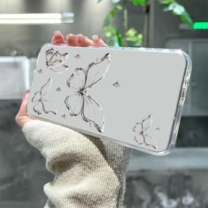 TEMU 휴대폰 케이스 - 심플 나비, 고급 패턴, 삼성 시리즈 A54/A53/A52 (A52S 범용) /A34(5G)A32(5G) /A14(5G)/A13(5G)/S21/S21U/S22/S22U/S23/S23+/S23U 및 S24 시리즈 A15/A35(5G)/A55(5G)/A25(5G) 최신 S25 시리즈 A06/A16/A26/A36/A에 적합