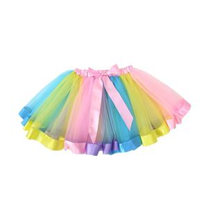 TEMU 우아한 핑크 & 퍼플 발레 튜튜 스커트 - 100%, 레이어드 댄스 스커트, 새틴 러플 디테일 & 리본, 파티 & 공연에 완벽, 공연용 발레 스커트|레이어드 튜튜 디자인|트위들드 패브릭 스커트, 할로윈, 크리스마스