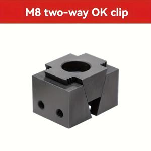 TEMU 양방향 OK 클램프, M6/8 두 가지 모델, 산업용 정밀 OK 클램프, 방청 및 내마모성, 품질 보증, 충격 저항, 단단한 클램핑 및 미끄럼 방지