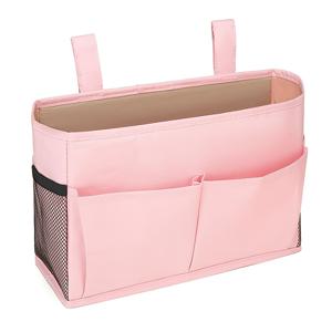 TEMU 대용량 침대 옆 수납 걸이 가방 - 안경, 책, 휴대폰, 열쇠를 위한 다용도 구획이 있는 베이지 패브릭 정리함 - 쌓인 침대, 병원 침대, 기숙사 레일에 벽걸이형 - 공간 절약 디자인, 기숙사 필수품|구획화된 정리함|튼튼한 손잡이 기능, 침대 수납 정리함, 걸이 선반|책꽂이|간이침대