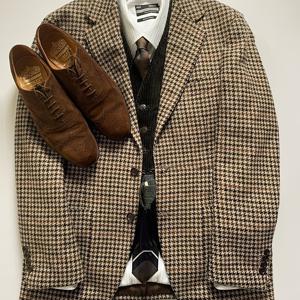 TEMU 2025 가을/겨울 신상 하운드투스 라이트 비즈니스 엘레강스 이탈리아 나폴리 버튼 포멀 정장 재킷