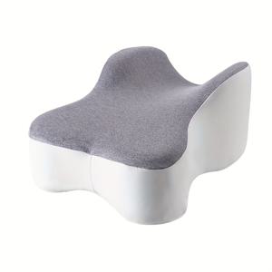 TEMU 측면 수면 용 메모리폼 무릎 베개 – 14인치 긴 다리 지지 쿠션, 무릎 분리 유지. 중립 자세 유지, 세탁 가능한 통기성 쿨링 커버, 대형 그레이 – 임신 및 야간 동안 이상적인 편안함, 컨투어드 형태, 인체공학적 디자인, 내구성 있는 쿠션, 임산부용