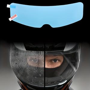 TEMU 용 안티포그 및 방수 필름 2개 세트, 투명한 시야를 위한 범용 헬멧 바이저, 내구성이 뛰어난 PET 나노 코팅 특징, 모든 헬멧 추가에 적합