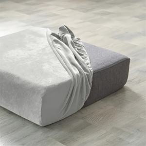 TEMU 1개 실버 여우 털 모던 홈 거실 침실 사계절 소파 쿠션 커버