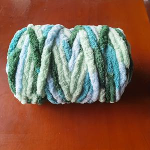 TEMU 750g/26.5OZ 점보 체닐 얀 | 손뜨개 블랭킷, 쿠션, 침대, 소파 홈 데코용 초대형 부드럽고 두꺼운 푹신한 폴리에스터 얀 - 혼합 색상, 긴 섬유