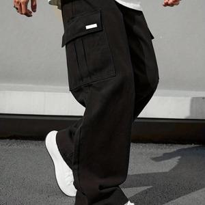 TEMU 제품 이름: 남성용 단색 작업 바지, 남성용 캐주얼 긴 바지, 데일리 출퇴근, 운동, 야외 활동, 레저, 피트니스, 조깅 등에 적합. 레그 스타일, 트렌디한 스트리트 패션, 선물용으로 완벽