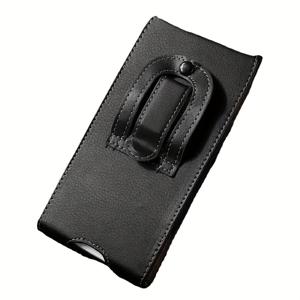 TEMU 벨트 클립이 있는 캐주얼 직사각형 PU 휴대폰 파우치, 아이폰, 삼성, 화웨이, 샤오미에 적합.