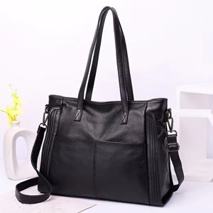 TEMU 여성용 고급 진짜 가죽 크로스바디 백, 여행에 적합 - 대용량 지퍼 숄더 퍼스, 우아함, 일상 휴대용 (오일 태닝 없음)