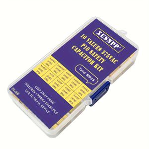 TEMU 10가지 종류의 가성비 전자 부품 키트 X2 안전 커패시터 핀 피치 10mm 0.001UF(102K) 0.0047UF(472K) 0.01UF(103K) 0.022UF(223K) 0.033UF(333K) 0.047UF(473K) 0.1UF(104K) 0.22UF(224K) 0.33UF(334K) 0.47UF(474K) 총 50개