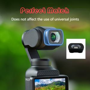 TEMU 스포츠 카메라 와이드 앵글 렌즈, 알루미늄 합금 프레임 + 광학 유리 요소, 0.72배 확대율, 112° 촬영 각도, DJI OSMO POCKET 3용 더 넓은 시야
