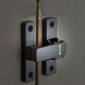 TEMU 90도/180도 볼트 도어, 비침투형 도어 볼트, 아연 합금 도어락, 욕실 잠금장치, 호텔 도어, 노출형 방범장치