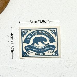 TEMU 빈티지 스타일 패브릭 패치 30개, DIY 액세서리, 재봉용 패브릭 라벨