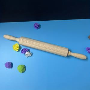 TEMU 가정용 나무 롤링핀 1개, 무도색 및 무왁스 처리, 피자, 파이, 만두 포일, 면류 및 주방 필수 베이킹 도구로 적합