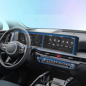 TEMU 2024-2025년형 쏘렌토용 스크린 보호 필름 3매, KIA 쏘렌토 디스플레이 (12.3인치 내비&Dash 강화 유리 + 에어컨 나노) 호환, 2024년 쏘렌토 LX/S/EX/SX/SX 프리스티지 및 2025년 쏘렌토 X-Line 추가 모델에 적합