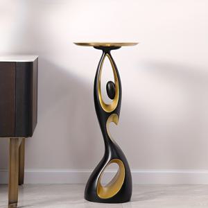 TEMU 1개 레진 댄싱 라이프 조각상 바닥 장식품, 거실, 침실 또는 TV 캐비닛용 라이트 럭셔리 모던 북유럽 스타일 사이드 테이블 장식, 대형 바, 상점, 거실, 서재에 적합한 고급 예술 장식으로 사용 가능