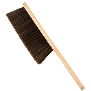TEMU 2pcs 말털 빗자루, 자연 목재 손잡이 - 내구성, 다기능 수동 청소 브러시, 가정 및 야외 사용 - 우아한 빗자루 디자인, 주방 청소에 이상적, 가정 청소용 빗자루