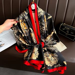 TEMU 180*85cm의 따뜻한 대형 손수건, 가벼운 야외 헤드스카프, 트렌디한 스카프, 시즌 태슬 숄, 신상 여성 비치 스카프, 패셔너블한 프린트 직사각형 스카프|비치타올