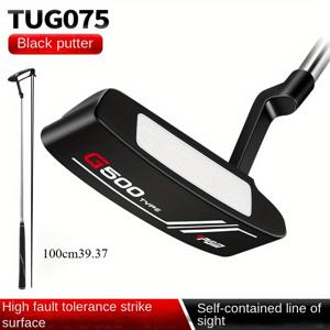TEMU PGM 골프 퍼터 남성용 싱글 골프 클럽 안정성 낮은 무게 중심 높은 내구성 시야선 포함