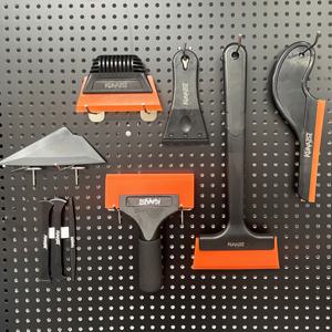 TEMU 차량용 비닐 필름 설치 부착 9종 세트 (창문 필름용 스퀴지, 접착제 제거 칼, 엣지 도구, 물 스퀴지 포함). 차량 창문 틴팅 및 유리 거울 청소에 적합.