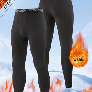 TEMU 남성용 농구 트레이닝 압박 타이츠, 고탄력 빠른 건조 러닝 스포츠웨어, 농구 트레이닝 타이츠