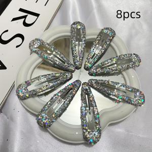 TEMU 스파클링 스팽글 BB 클립 - 우아한 빈티지 스타일, 반짝이는 빛, 헤어, 라마단 축제 및 특별한 날에 완벽, 헤어용, 축제 헤어피스, 우아한 헤어피스, 반짝이는 스타일