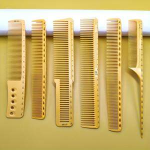 TEMU 6개 세트 전문가용 & 가정용 헤어 씬닝 빗 - 미용사 & 바버를 위한 미세 이빨 플라스틱 빗, 정밀 트리밍, 헤어컷, 스타일링 - 바버 필수품 (살롱, 여행에 이상적)