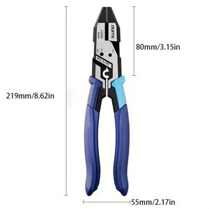 TEMU 다기능 헤비듀티 타이거 플라이어 - 와이어 커터, 8인치 산업용 등급 - 고경도 - 강력한 절삭력 플라이어, 업그레이드된 파손 방지 샤프트 설계, 인체공학적 핸들 디자인, 전기 작업, 자동차 수리, 산업 및 가정 유지보수에 적합, 강화된 디자인,메카닉스 플라이어