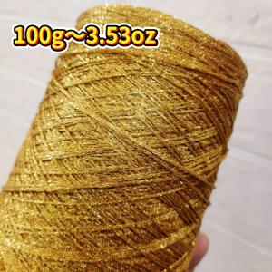 TEMU 100g 골드 실 DIY 공예용 - 반짝이는 밝은 리본, 니들포인트, 크로셰, 브레이딩용 | 패브릭, 펠트, 클레이와 호환 | 인형, 파티 장식 제작용 | 멀티미디어 글리터 와이어